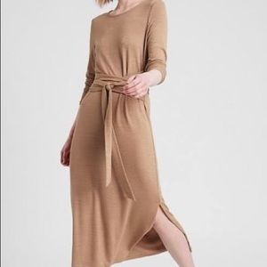 Banana Republic luxespun knit midi dress